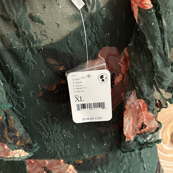 Free People Hollis Lace Maxi Dress size XL - Picture 11 of 11